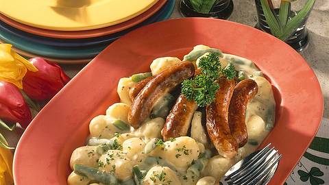 Béchamelkartoffeln mit Brechbohnen Rezept - Foto: Neckermann