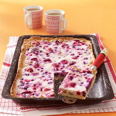 Beeren-Schecke vom Blech Rezept Beeren-Schecke vom Blech Rezept