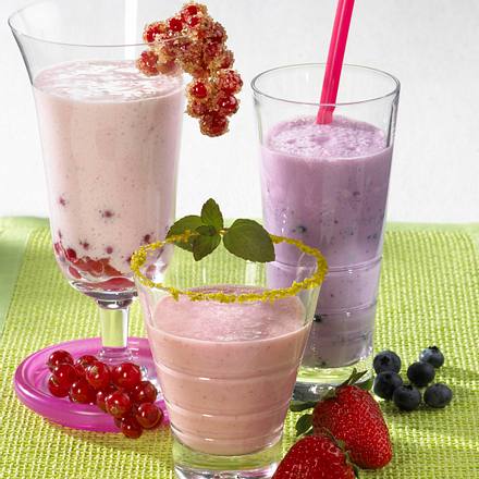 Beeren Shakes Rezept Beeren Shakes Rezept