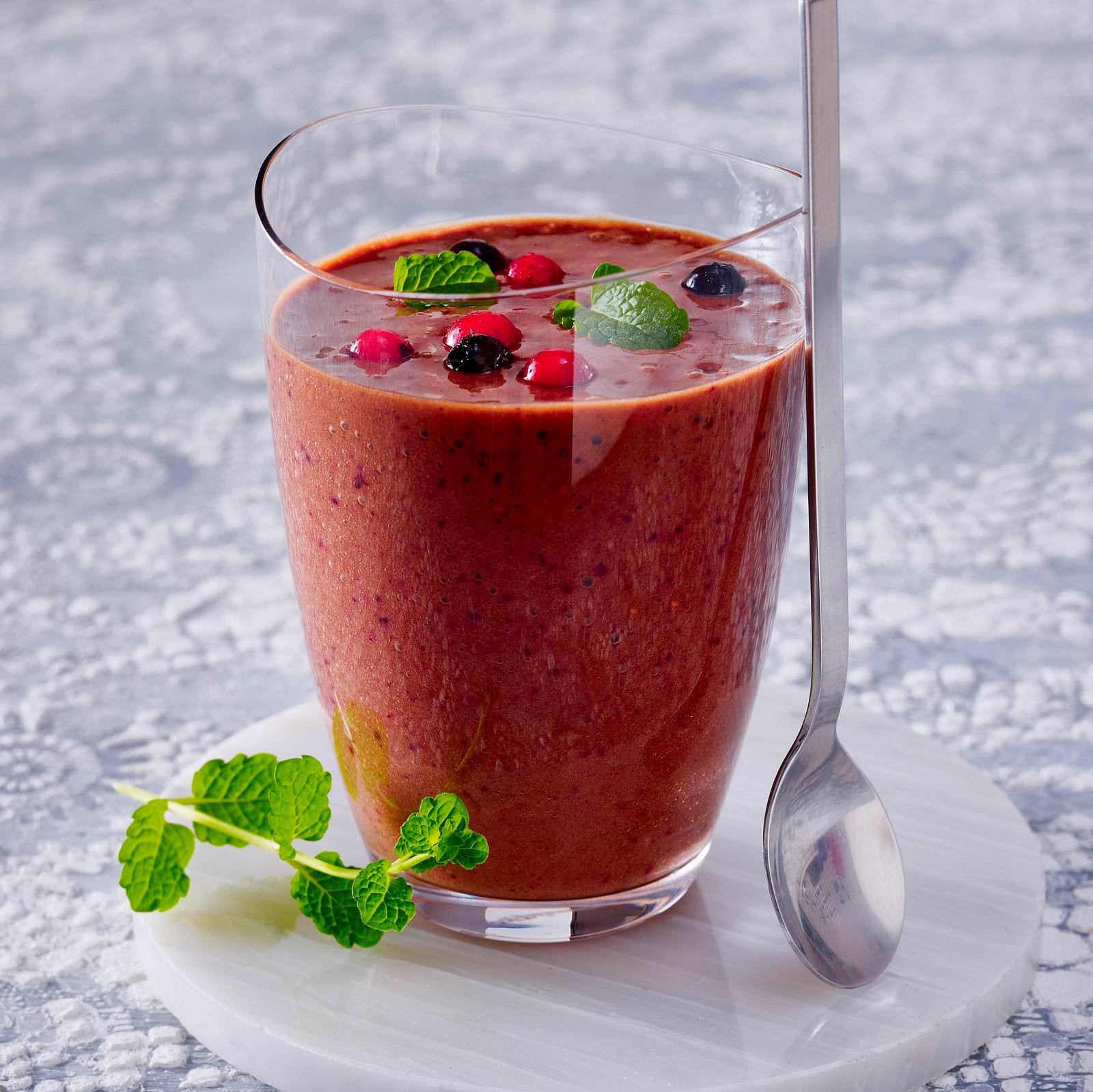 Beeren-Smoothie mit Espresso | Lecker