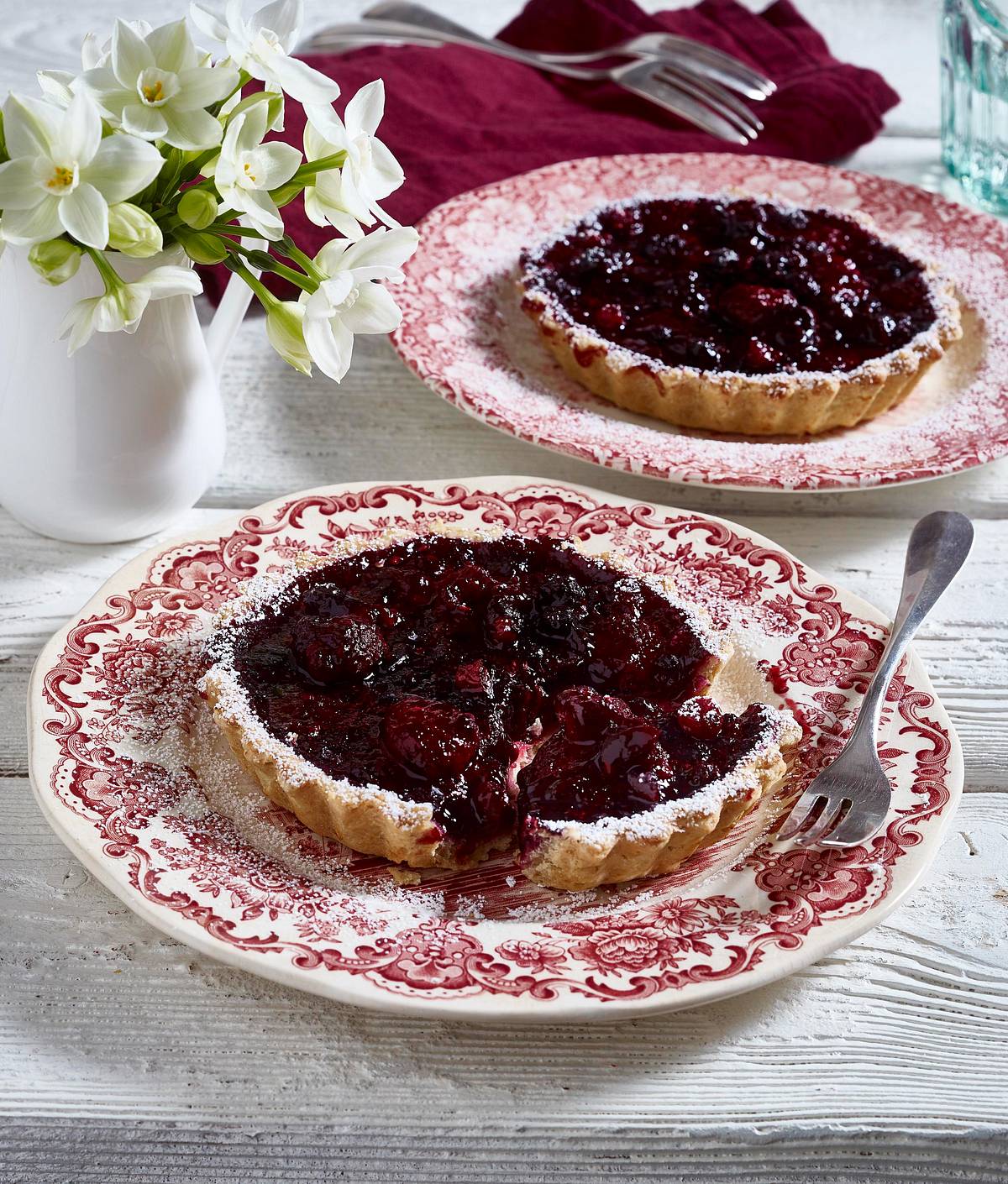 Beeren-Tarte mit Vanillecreme Rezept