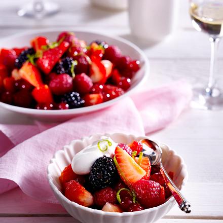 Beerensalat mit Ingwer Rezept Beerensalat mit Ingwer Rezept