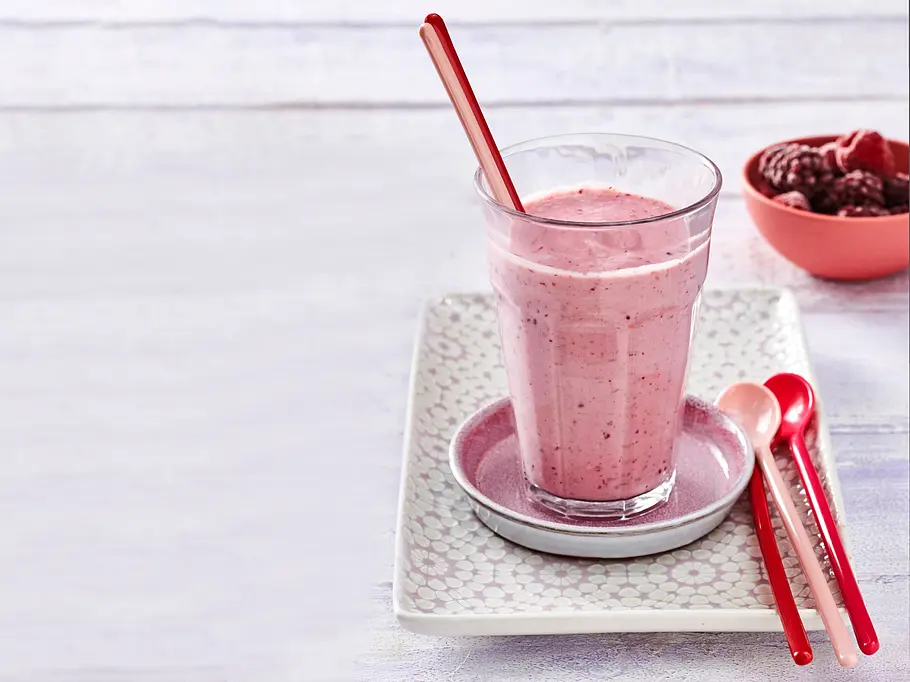Beeriger Eiweißshake Rezept Beeriger Eiweißshake Rezept