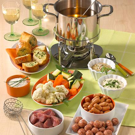 Beilagen (Brühe-Fondue) Rezept | LECKER