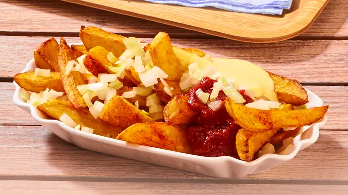 Belgische Fritten rot-weiß Rezept - Foto: LECKER @ Bauer Media Group