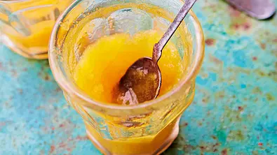 Bellini-Granita Rezept - Foto: LECKER @ Bauer Media Group