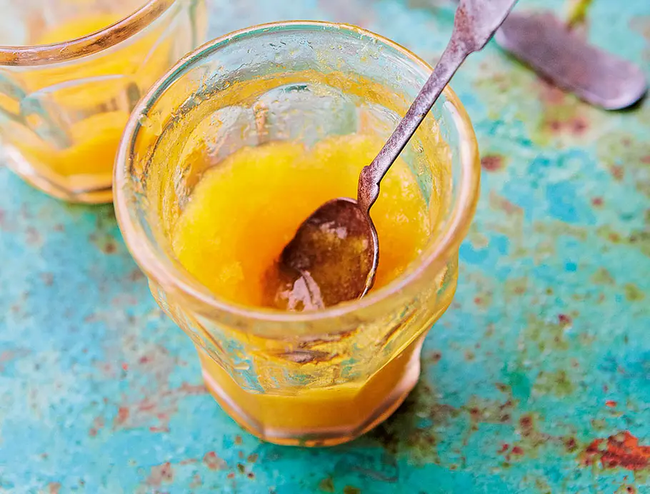 Bellini-Granita Rezept