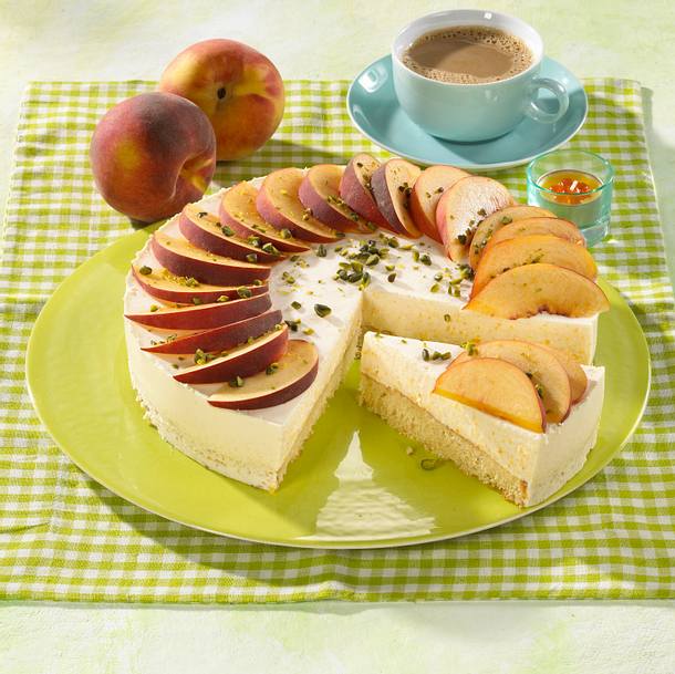 Bellini-Pfirsichkuchen Rezept