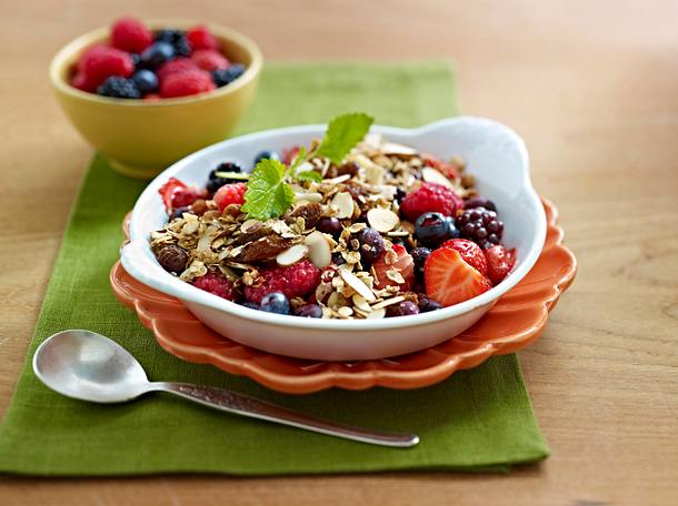 Berry Almond Breakfast Crisp Rezept Berry Almond Breakfast Crisp Rezept