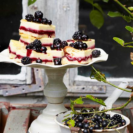 Berry-Lemon-Cheesecake-Squers Rezept Berry-Lemon-Cheesecake-Squers Rezept