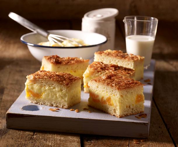 Bienenstich mit Mandarinencreme Rezept Bienenstich mit Mandarinencreme Rezept