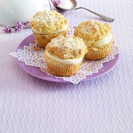 Bienenstich-Muffins mit Vanillecreme Rezept