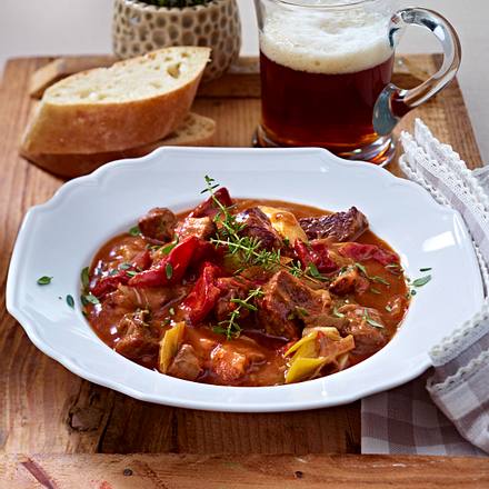 Bierkutschergulasch Rezept
