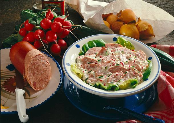 Bierschinkensalat Rezept Bierschinkensalat Rezept