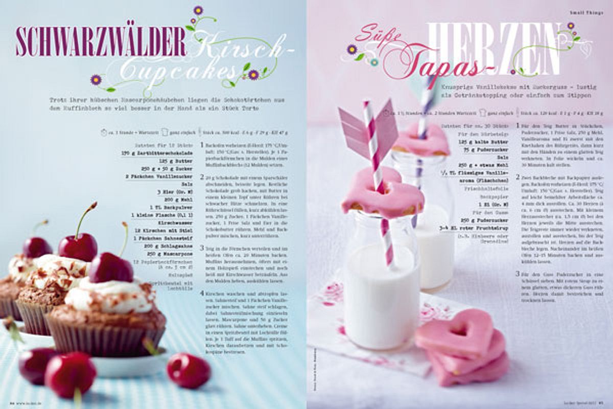 Der Blick in das neue Bookazine LECKER Bakery Vol.2