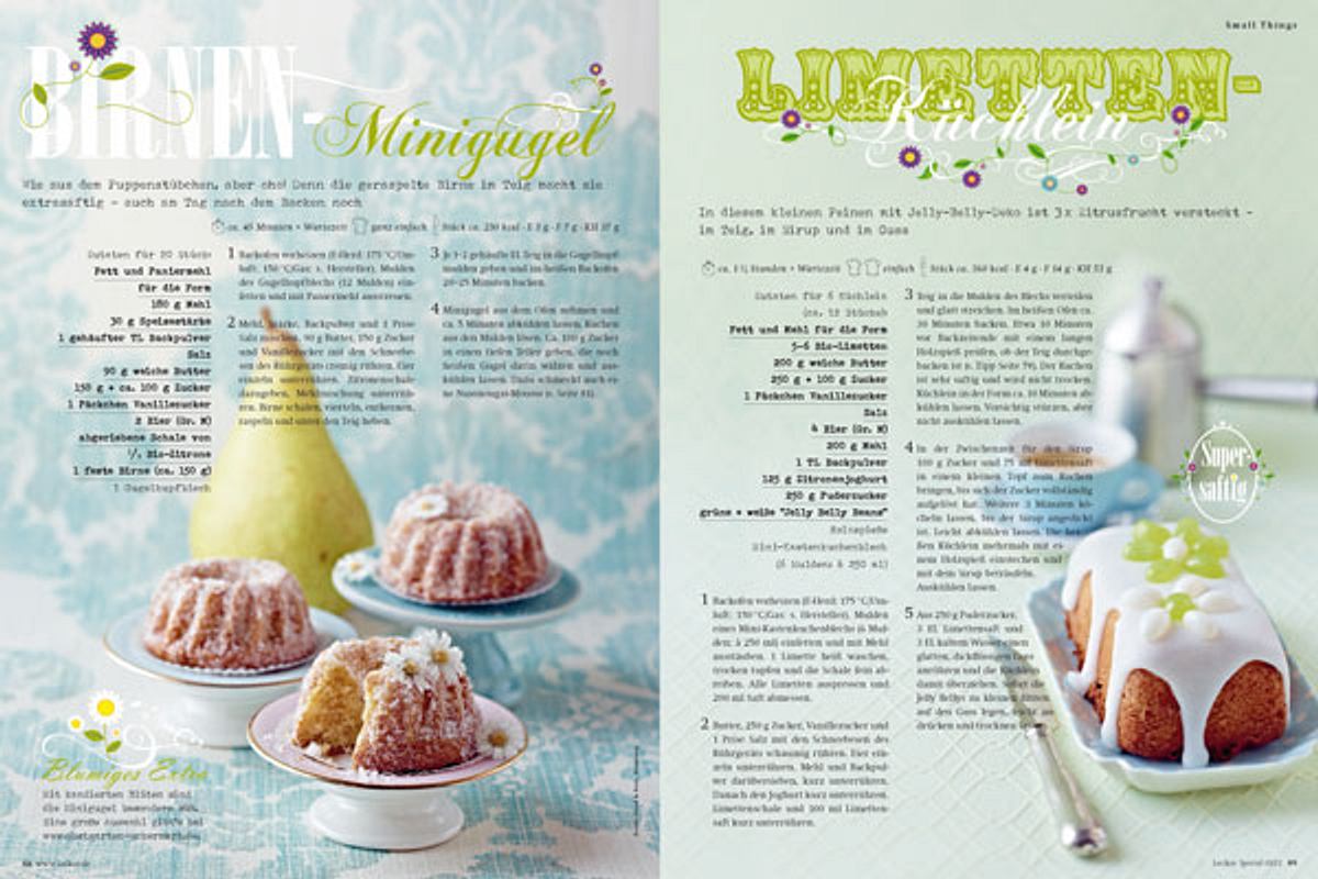 Der Blick in das neue Bookazine LECKER Bakery Vol.2