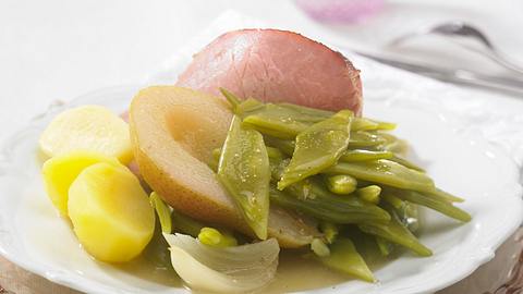 Birnen, Bohnen und Kasseler Rezept - Foto: Pretscher, Tillmann