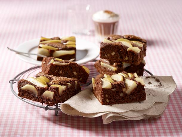 Birnen-Brownies Rezept Birnen-Brownies Rezept