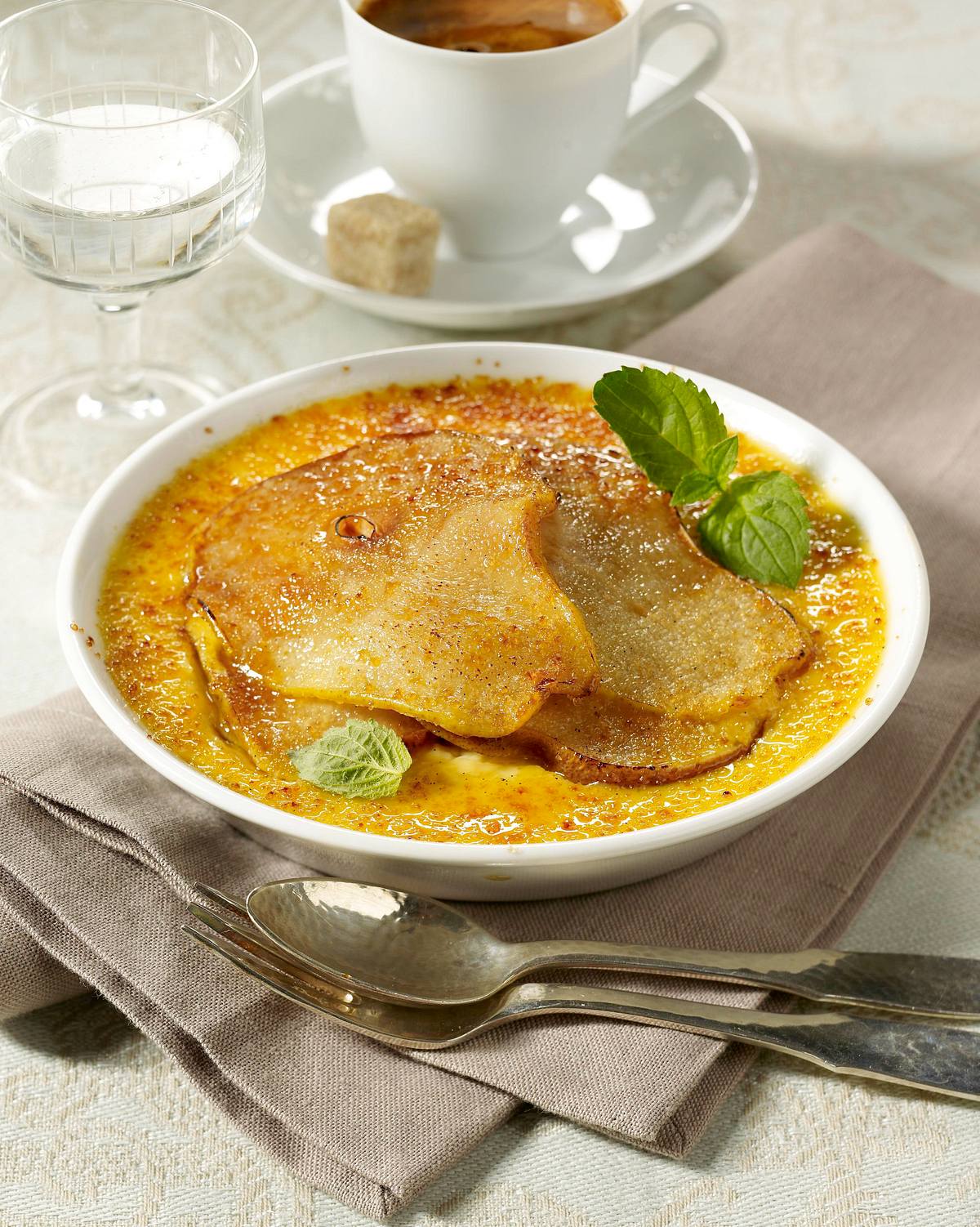 Birnen Crème Brûlée Rezept