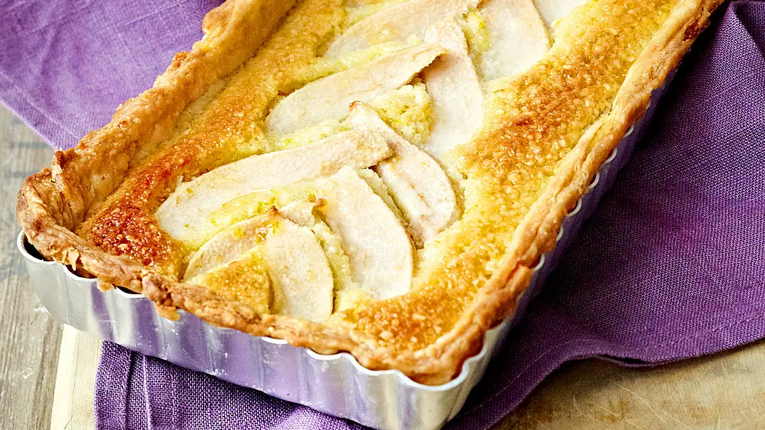 Birnen-Frangipane-Tarte Rezept - Foto: LECKER @ Bauer Media Group Birnen-Frangipane-Tarte Rezept - Foto: LECKER @ Bauer Media Group