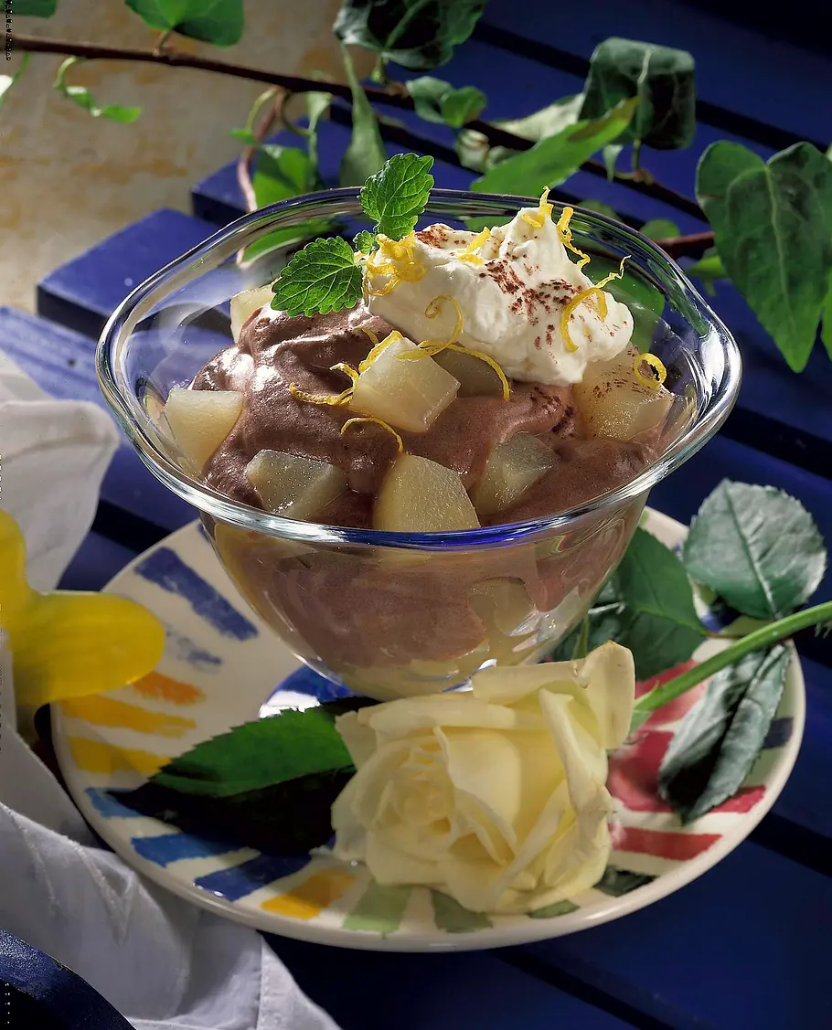 Birnen in Schokocreme Rezept