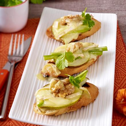 Birnen-Käse Crostini Rezept