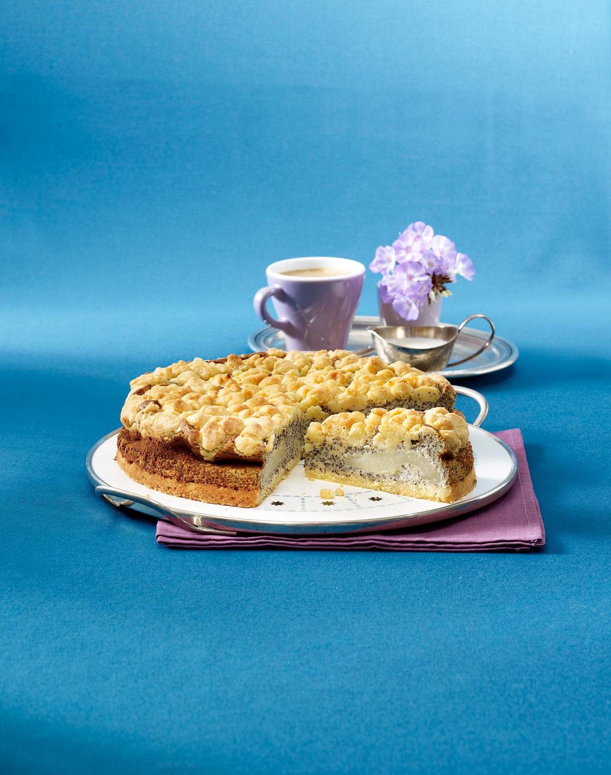 Birnen-Mohn-Streusel Rezept