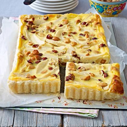 Birnen-Nuss-Pie Rezept