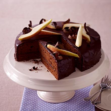 Birnen-Schokotorte Sacher Art Rezept Birnen-Schokotorte Sacher Art Rezept