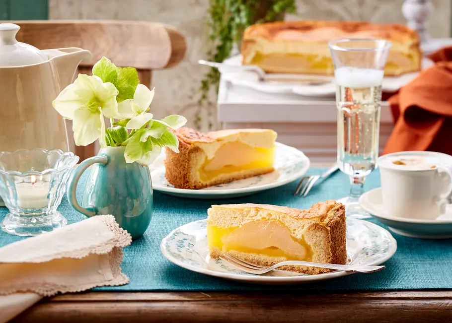 Birnen-Sekt-Kuchen Rezept Birnen-Sekt-Kuchen Rezept
