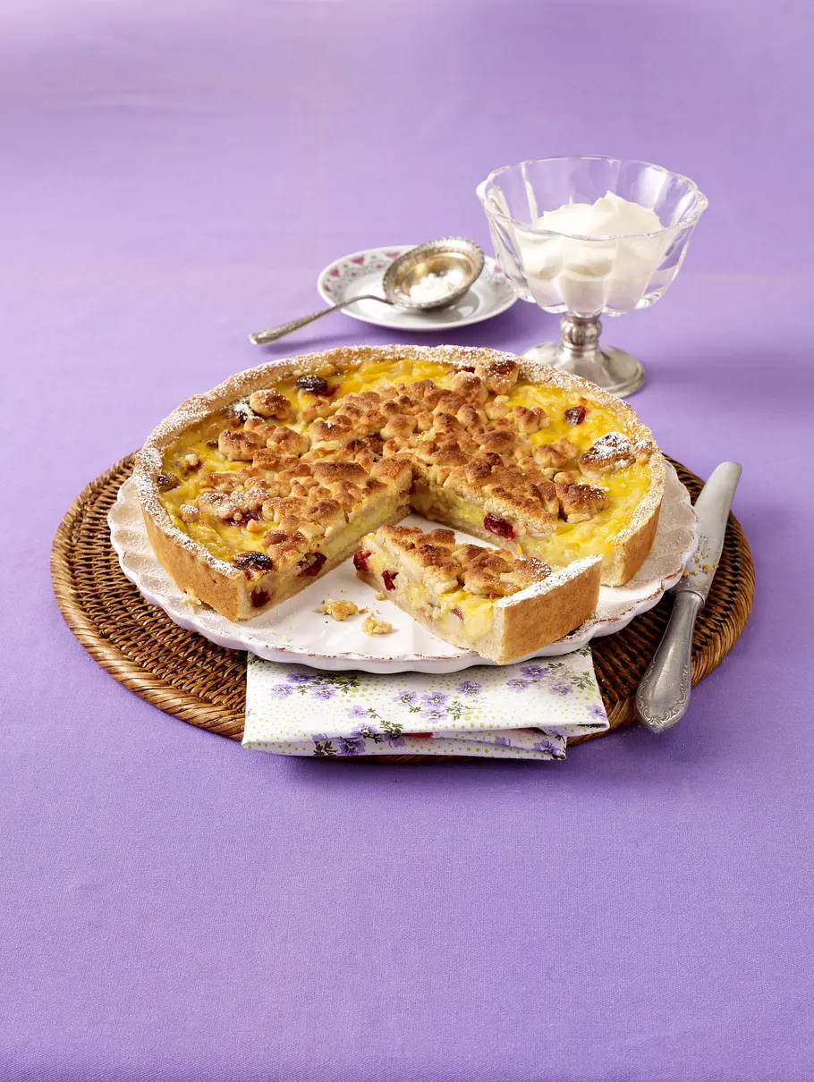 Birnen-Tarte mit Walnuss-Streuseln Rezept Birnen-Tarte mit Walnuss-Streuseln Rezept