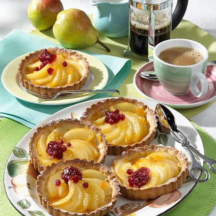 Birnen-Tarteletts (Diabetiker) Rezept Birnen-Tarteletts (Diabetiker) Rezept