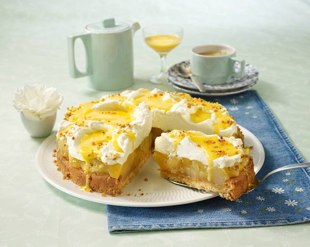 Birnensahnekuchen Rezept Birnensahnekuchen Rezept