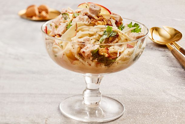 Bite The Big Apple Waldorfsalat mit Hähnchen Rezept