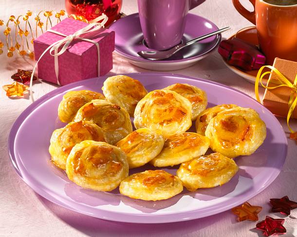Blätterteig-Schnecken Rezept Blätterteig-Schnecken Rezept