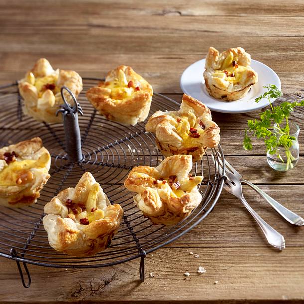 Blatterteig Spargel Muffins Rezept Lecker