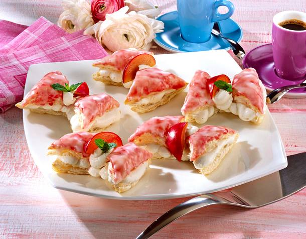 Blätterteigschleifen Rezept Blätterteigschleifen Rezept