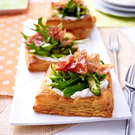 Blätterteigtörtchen mit Frischkäse Rezept Blätterteigtörtchen mit Frischkäse Rezept