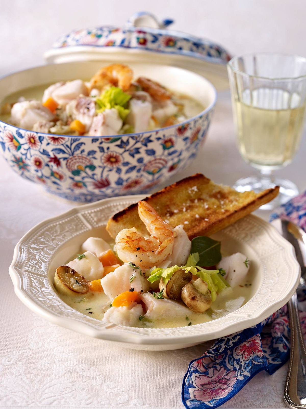 Blanquette de la mer (Französisches Fischragout) Rezept