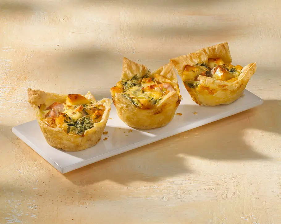 Blätterteig-Lachs-Quiche Rezept