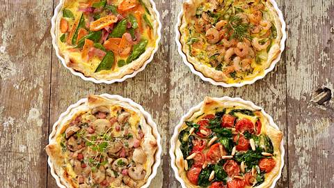 Blätterteig-Quiche mit Champignons, Speck und Thymian Rezept - Foto: House of Food / Bauer Food Experts KG