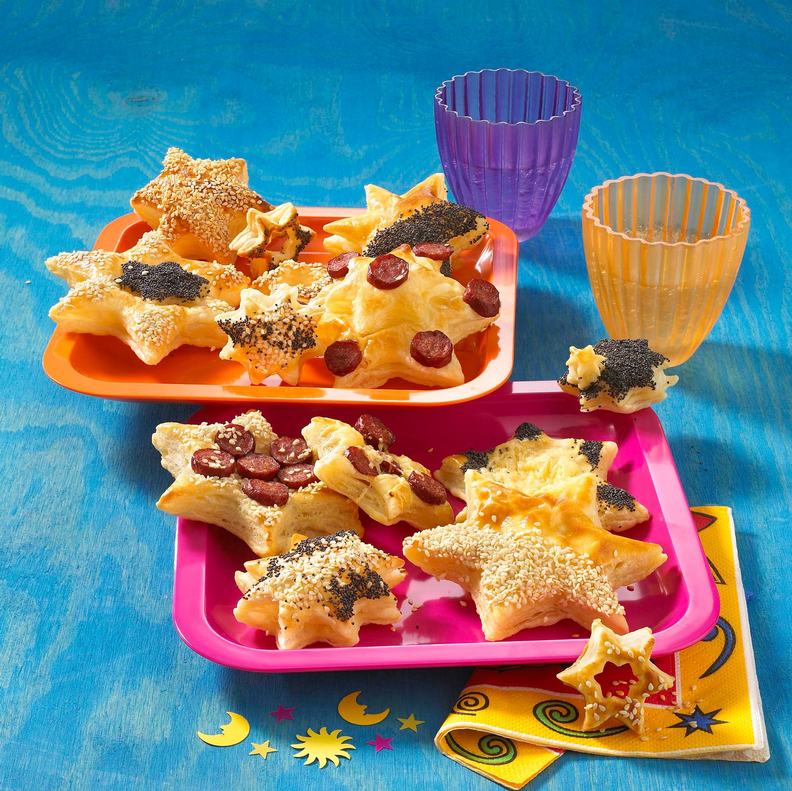 Blätterteigsterne zu St. Martin Rezept