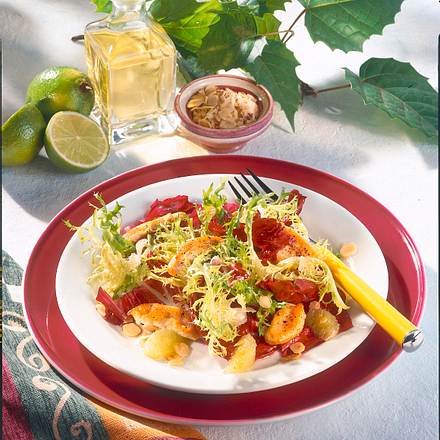 Blattsalat mit Putenstreifen (Diabetiker) Rezept Blattsalat mit Putenstreifen (Diabetiker) Rezept