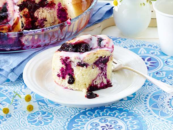 Blaubeer-Hefeschnecken Rezept Blaubeer-Hefeschnecken Rezept