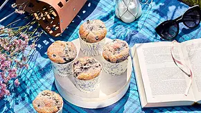 Blaubeer-Muffins auf die süße Tour Rezept - Foto: LECKER @ Bauer Media Group