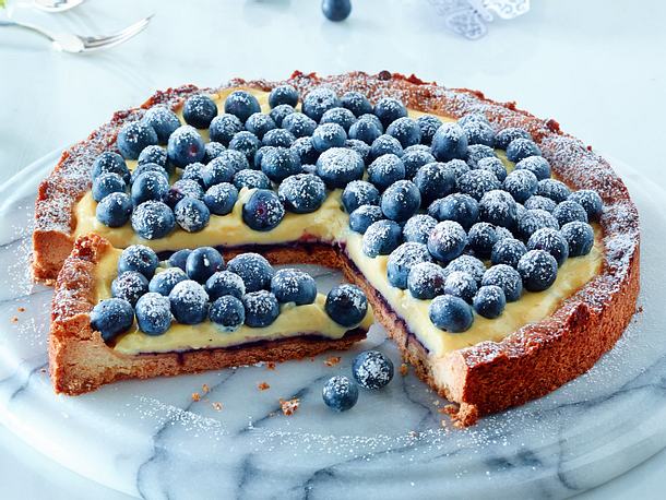 Blaubeer-Puddingkuchen Rezept