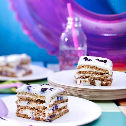 Blaubeer-Schnitten Rezept Blaubeer-Schnitten Rezept