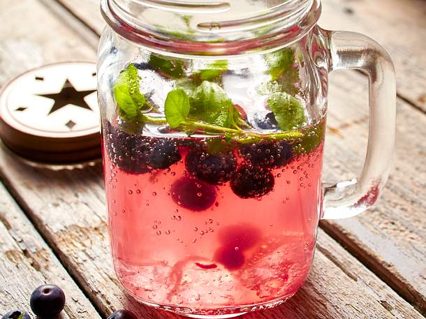 Blaubeerspritzer Rezept Blaubeerspritzer Rezept