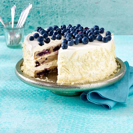 Blaubeertorte mit Zitronencreme Rezept Blaubeertorte mit Zitronencreme Rezept
