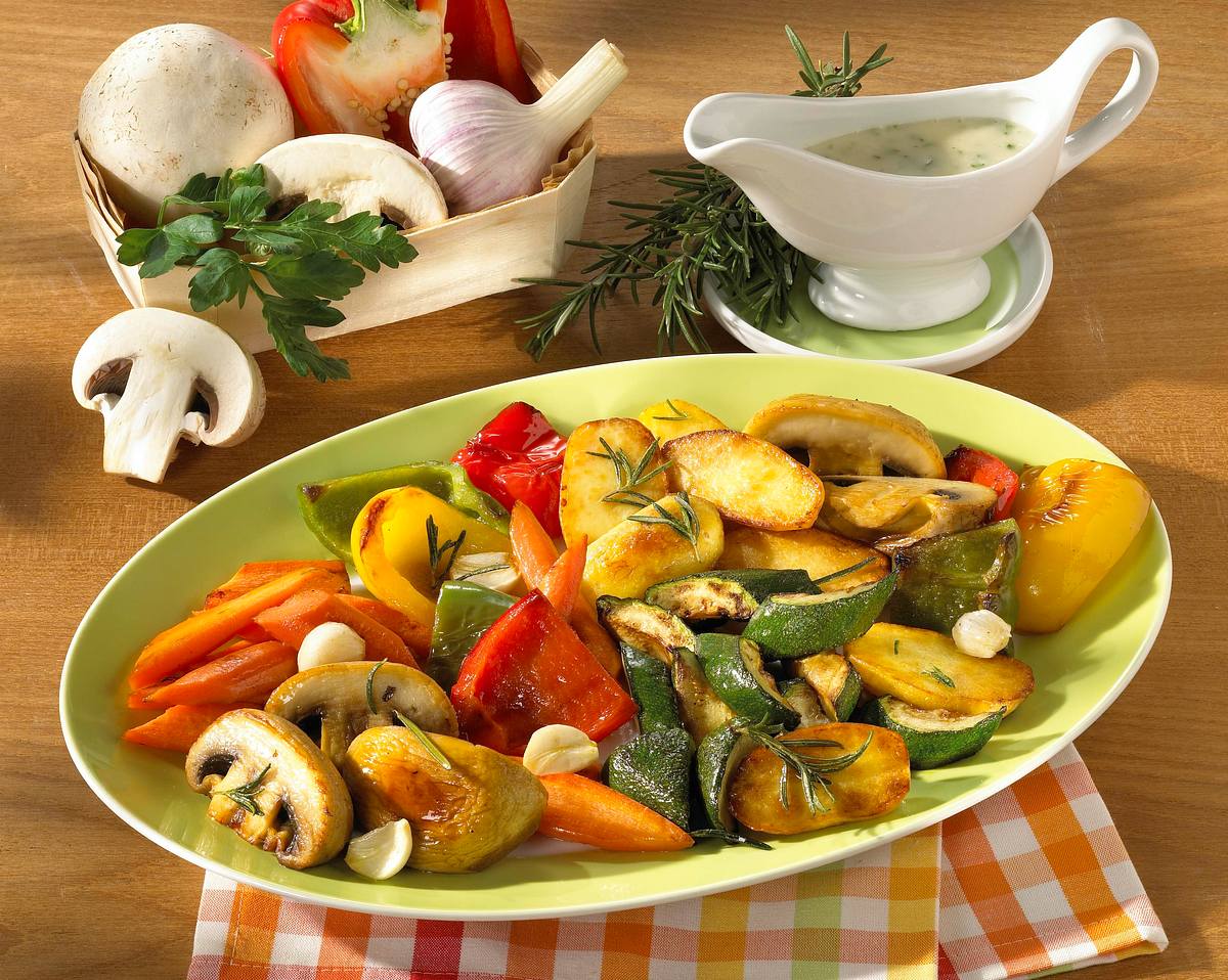 Blechgemüse Rezept